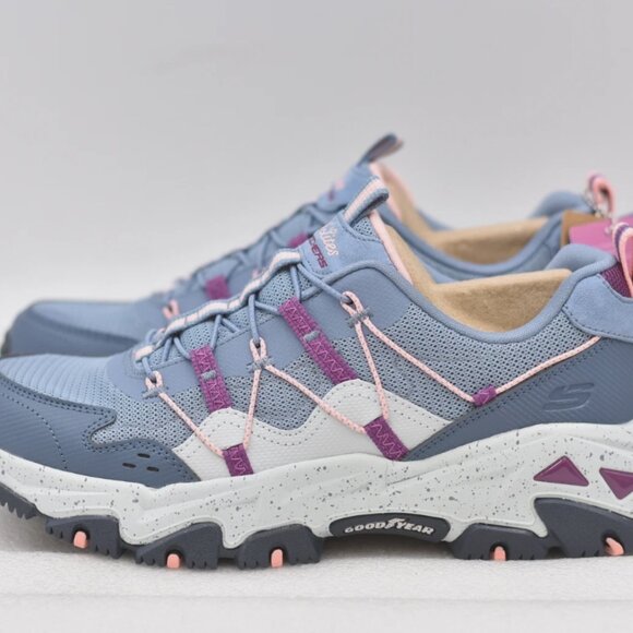 Skechers Women's Size 9 D'Lites Hiker Hillock Slate/Pink Athletic Sneaker - Picture 3 of 9